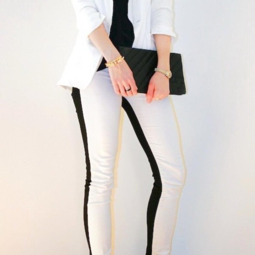 Banana Republic Sloan Fit Pants Women' 4 White Slim
